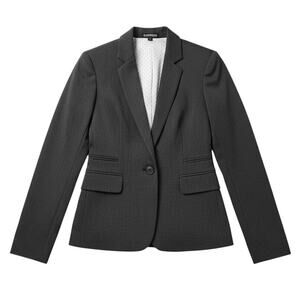 Express Women’s Gray Blazer Size 0 Fully Lined Career Jacket